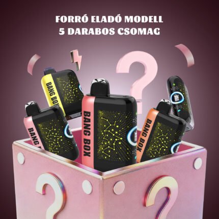 💎5 db-os BANG BOX 42000 Puffs 3 in1 Flavor Disposable Vape – Titokdoboz árzuhanás!