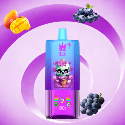 BANG BOX 80000 Puffs 3 in1 Flavor Disposable Vape - Double Grape + Strawberry Mango + Blueberry Sour Raspberry Ice
