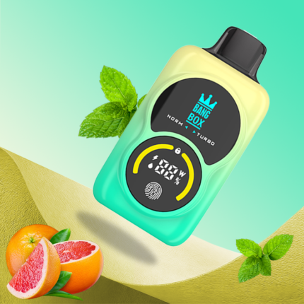 Mint grapefruit-BANG BOX 35000 Puffs Disposable Vape