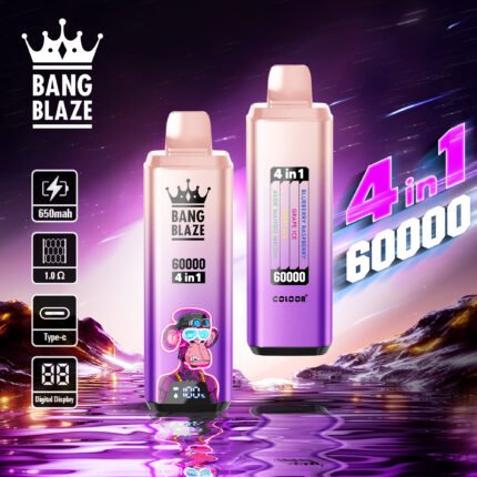 blueberry raspberry/grape ice/berry ice/aloe mango-BANGBLAZE 60k